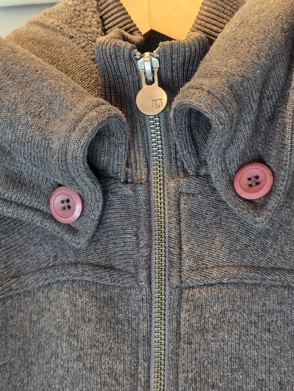 Burton DryRide Full-Zip Fleece Sweater Jacket Size XS - Picture 5 of 12